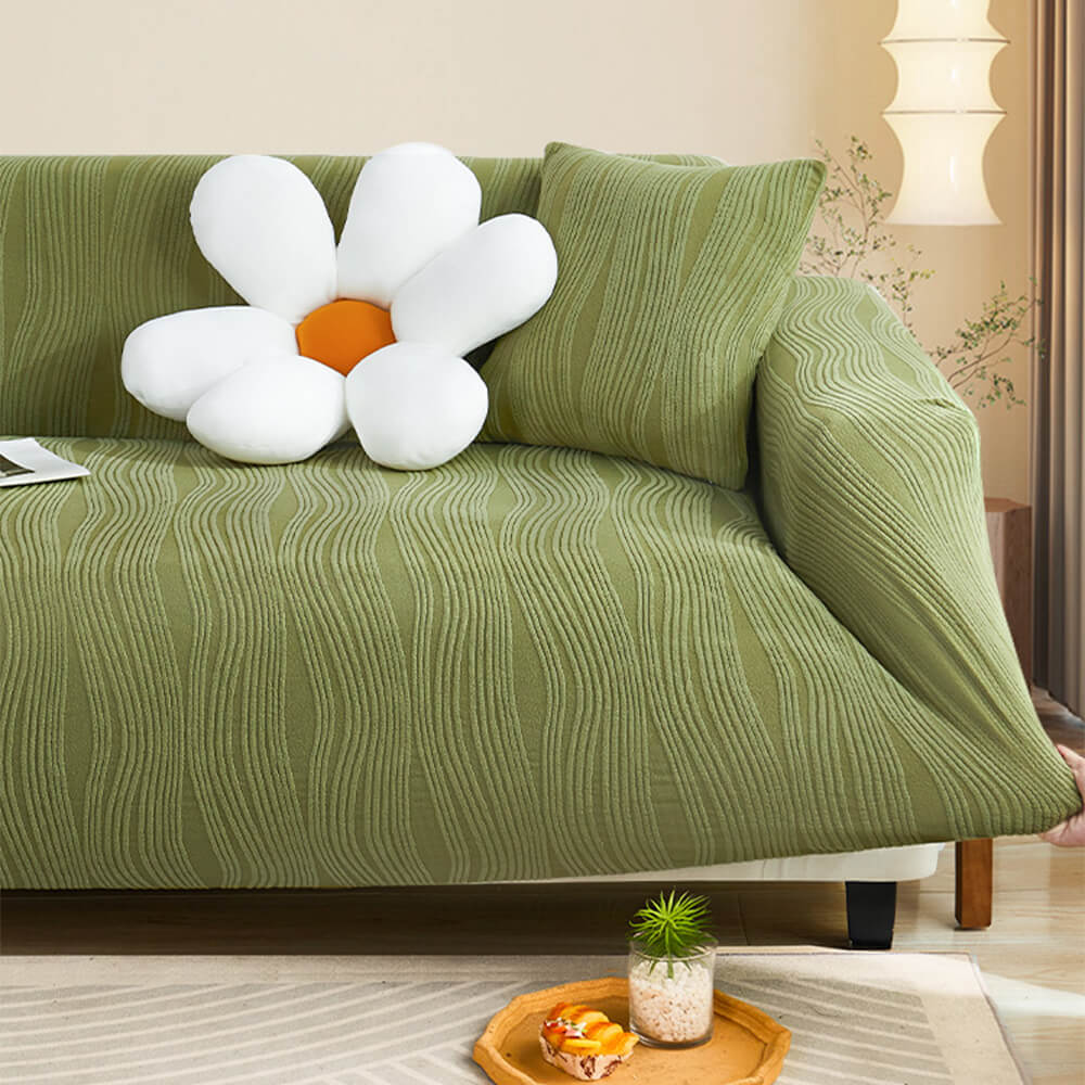 Jacquard Stretch Full-Cover Anti-scratch Outdoor Sofa Cover