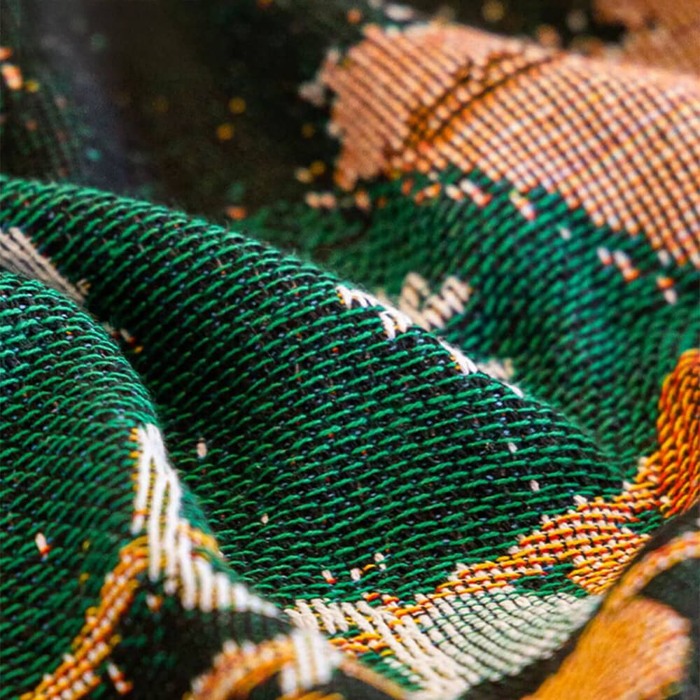 Housse de canapé décorative tricotée en jacquard doux sur le thème de Noël