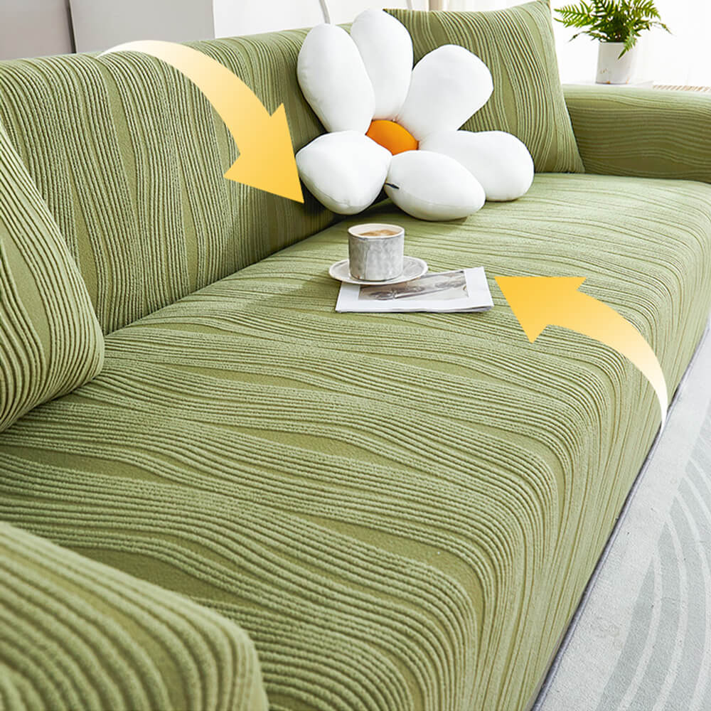 Jacquard Stretch Full-Cover Anti-scratch Outdoor Sofa Cover
