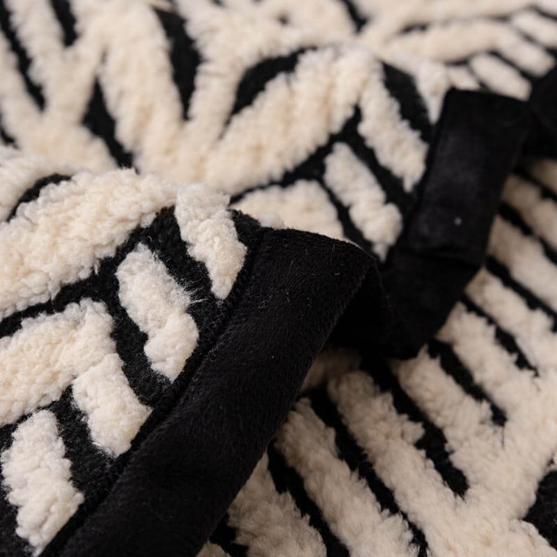 Premium Warm Wheat-Ear Plush Anti-Slip Anti-Scratch Sofa Cover