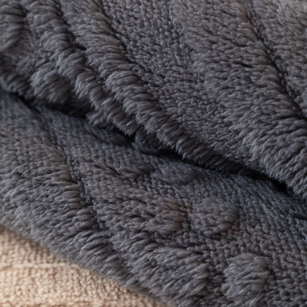 All Season Nordic Style Carved Plush Decorative Non-Slip Sofa Cover