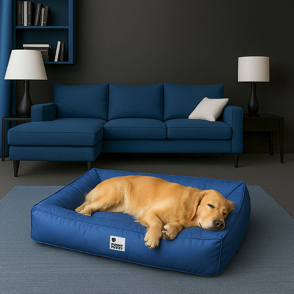 Lit pour grand chien imperméable à support surround entièrement orthopédique