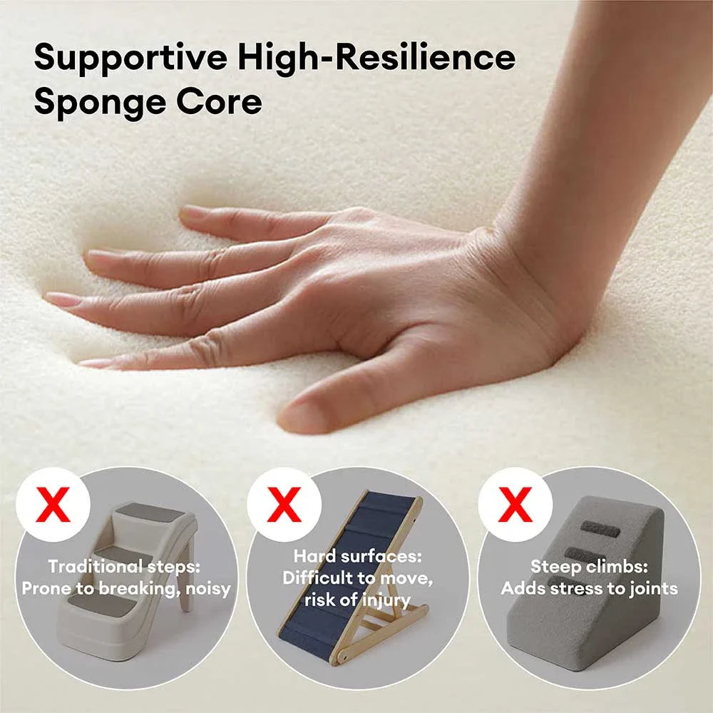 Climbing Aid for Bed and Couch Access Joint Protection Soft Dog Ramp Stairs