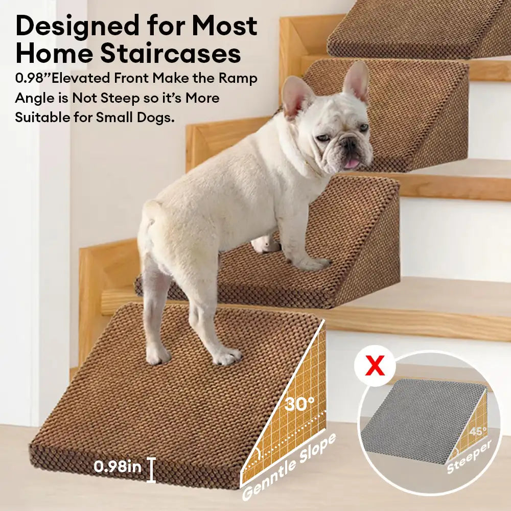 Modular Foam Dog Ramp Stairs for Staircase Stairs with Velcro