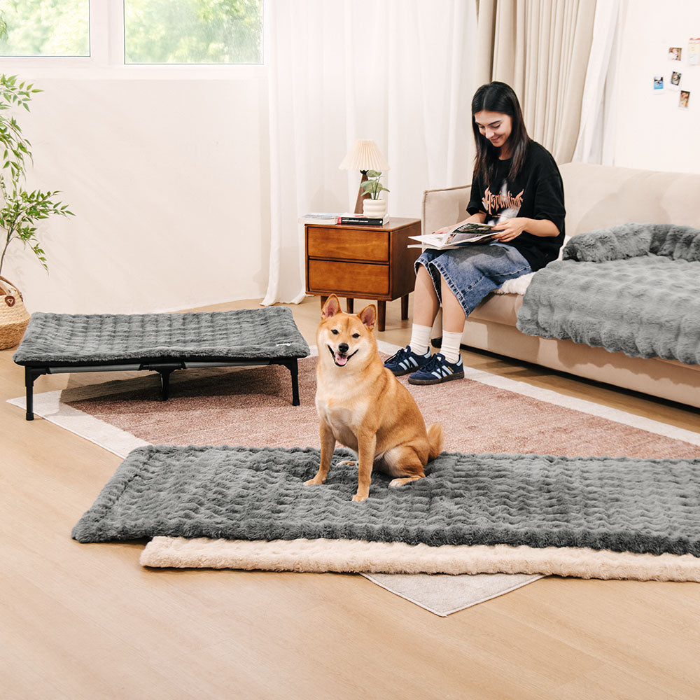 Cozy Plush Warm Washable and Portable Pet Mat - ThermoPad