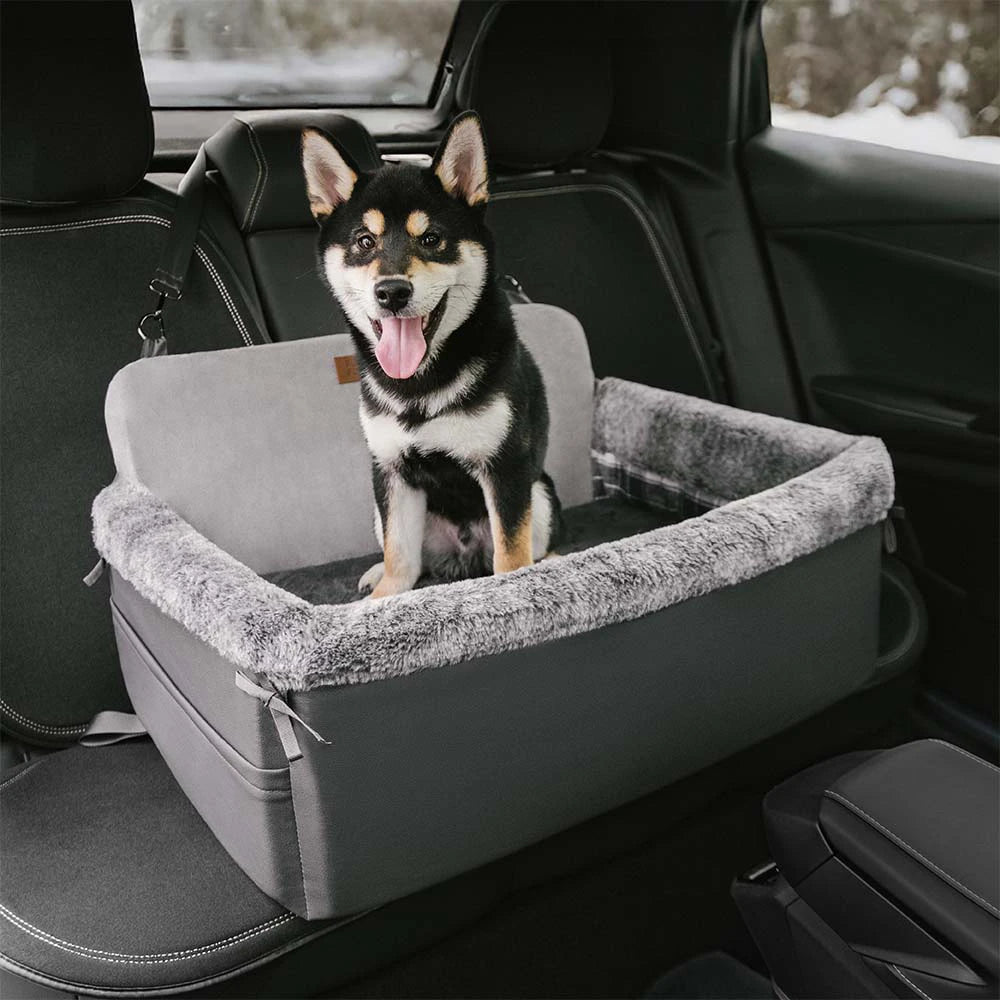 Travel Safety All-Season Bolster Dog Car Seat Bed - BaseCamp