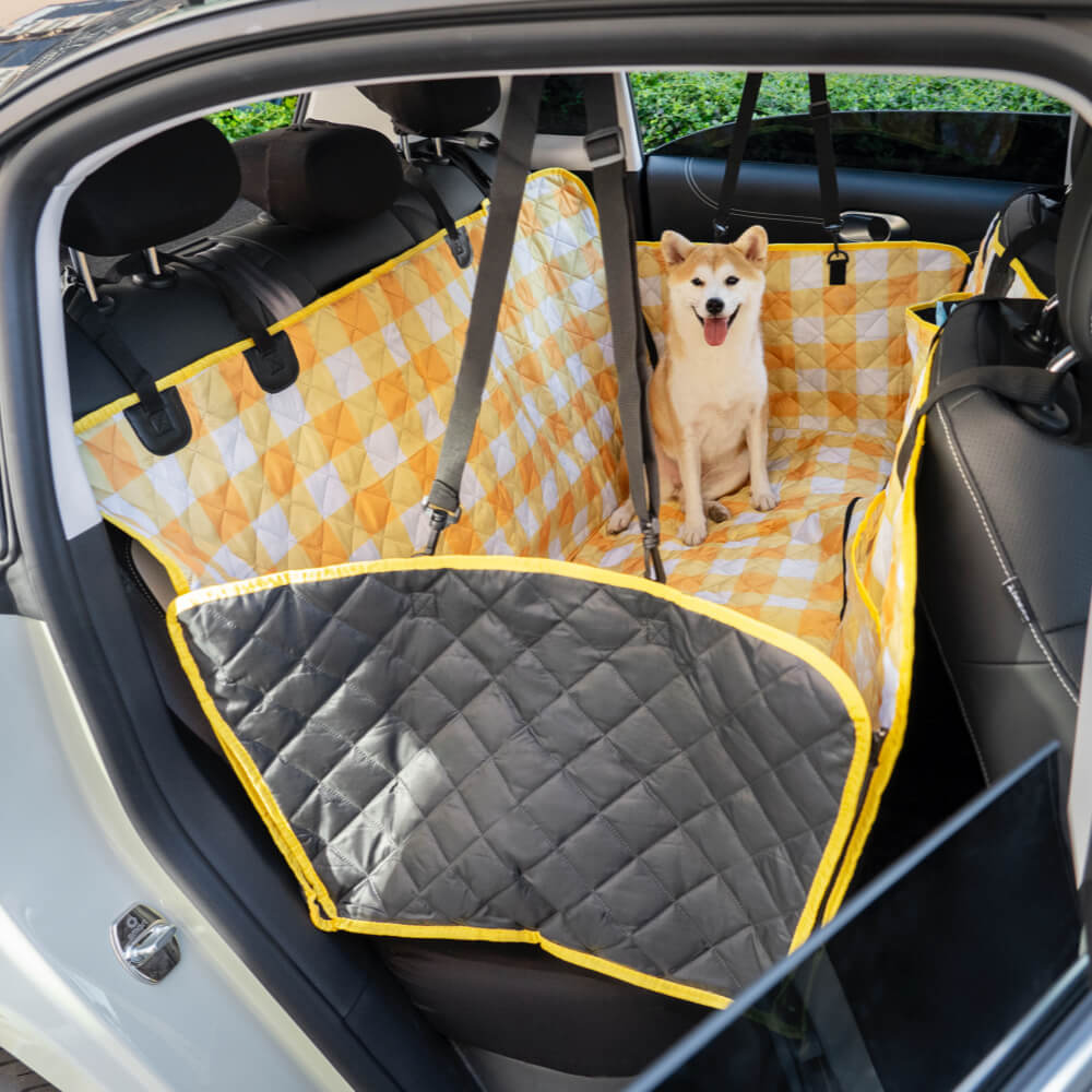 Cationic Fabric Oxford Fabric Waterproof Scratch Resistant Dog Car Seat Cover - FUNNYFUZZY