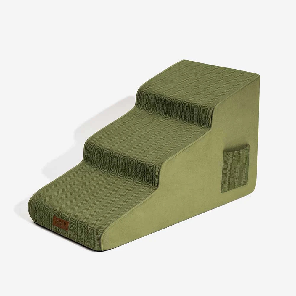 Non-slip All-season Extra Wide Portable Dog Stairs - Retro