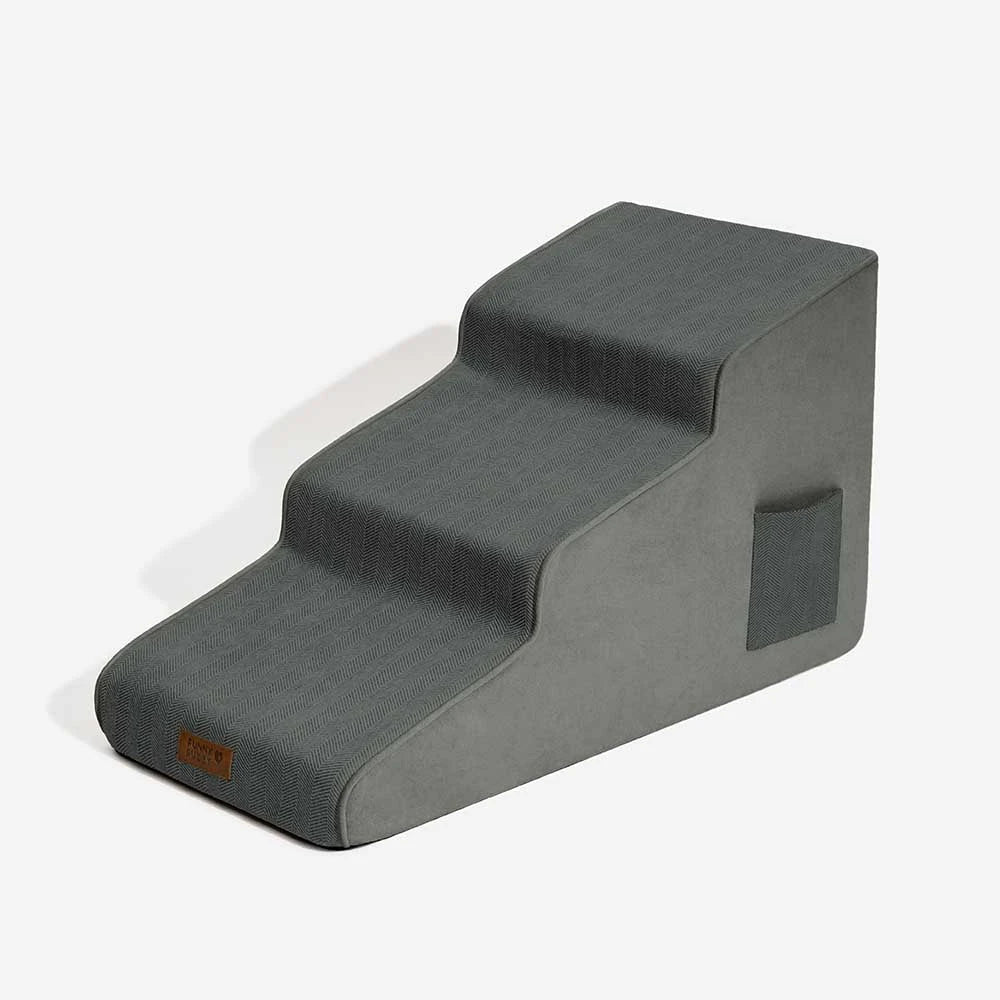 Non-slip All-season Extra Wide Portable Dog Stairs - Retro