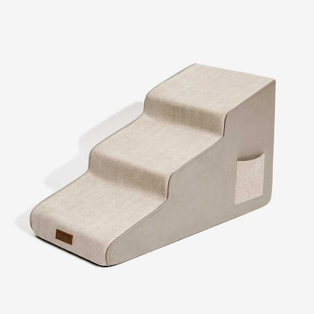 Non-slip All-season Extra Wide Portable Dog Stairs - Retro