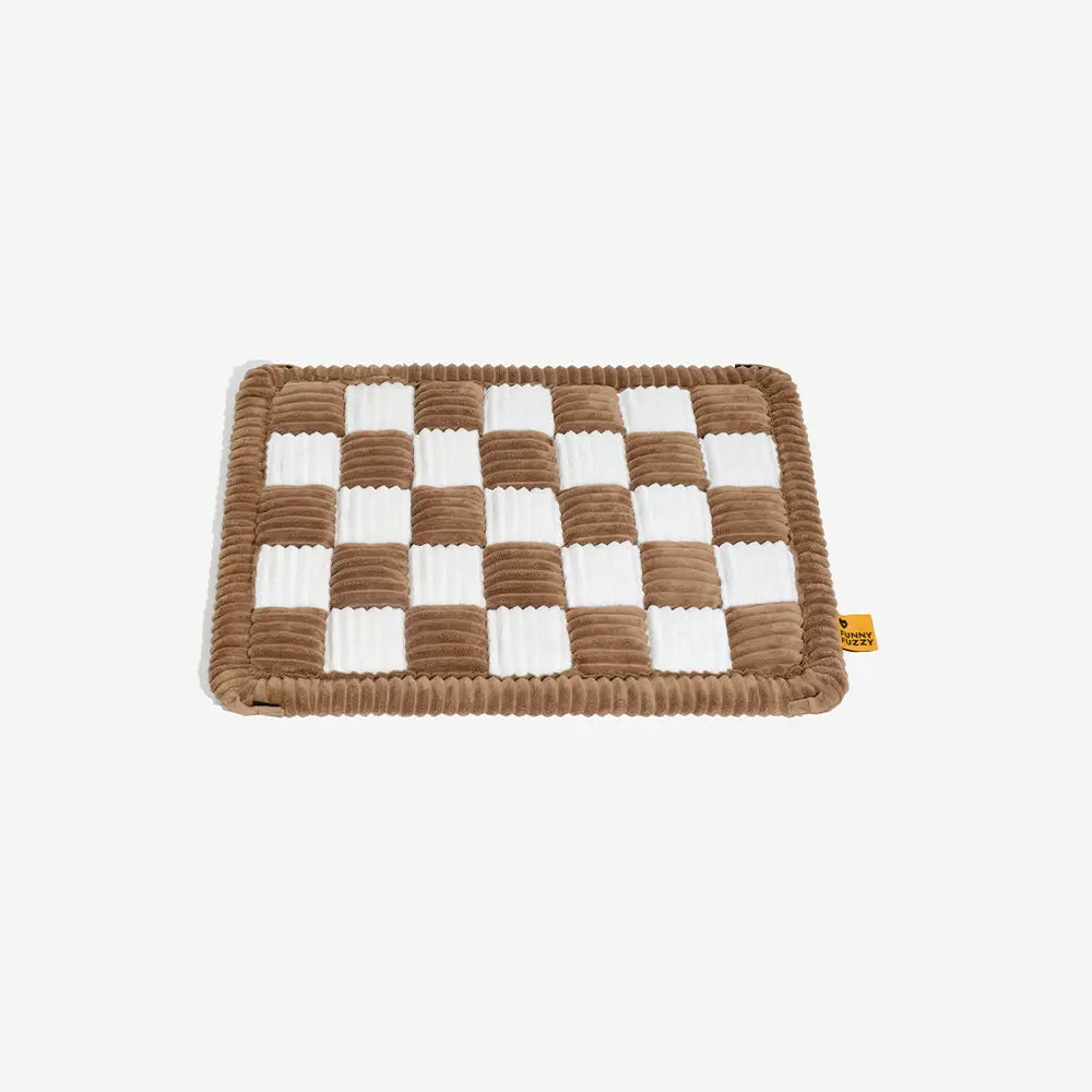 Cozy Plaid Non-Slip Dog Bed Mat for Car Seat Extender