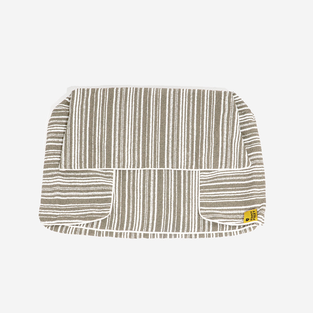 Sustainable Storage Pouf Ottoman & Dog Bed - Funnyfuzzy SnugNest