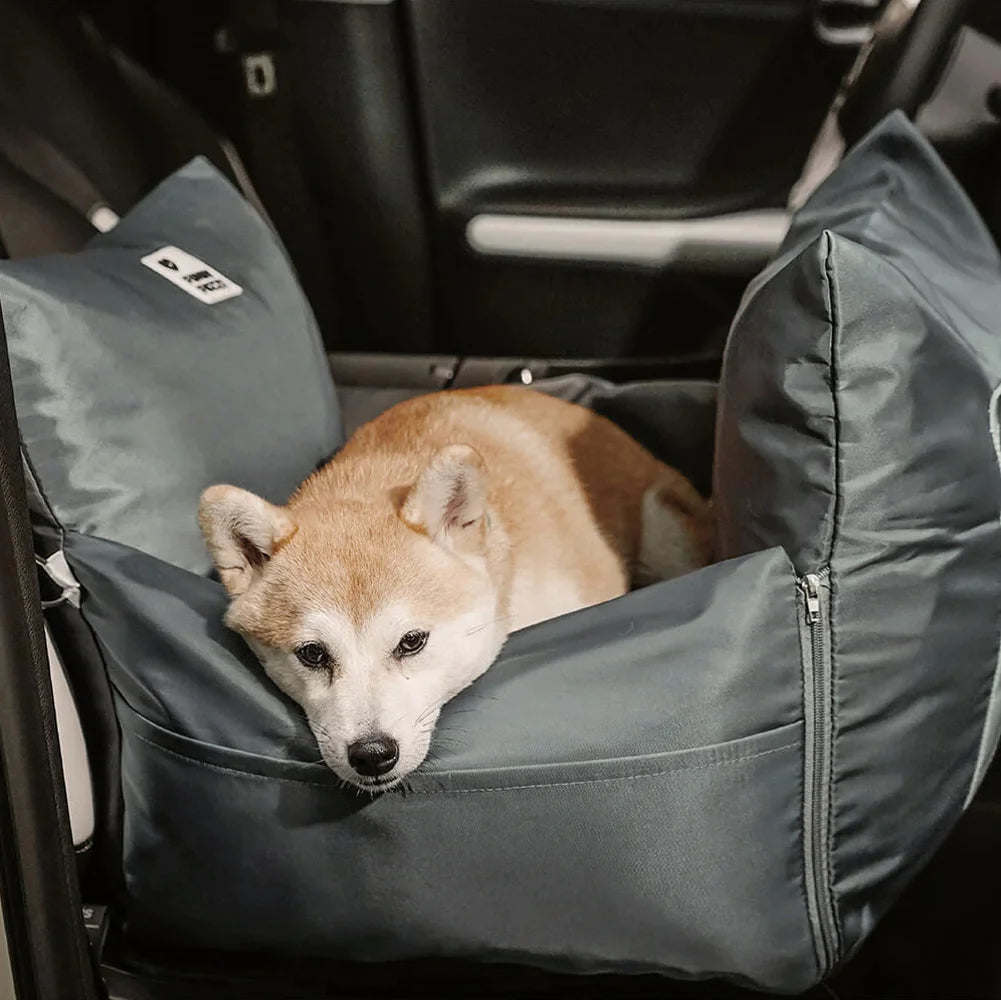 Waterproof Dog Car Seat Bed - First Class
