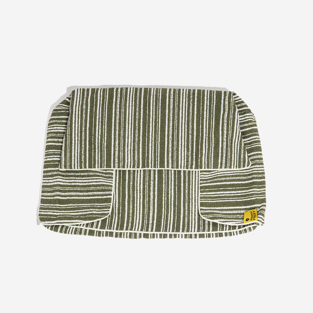 Sustainable Storage Pouf Ottoman & Dog Bed - Funnyfuzzy SnugNest