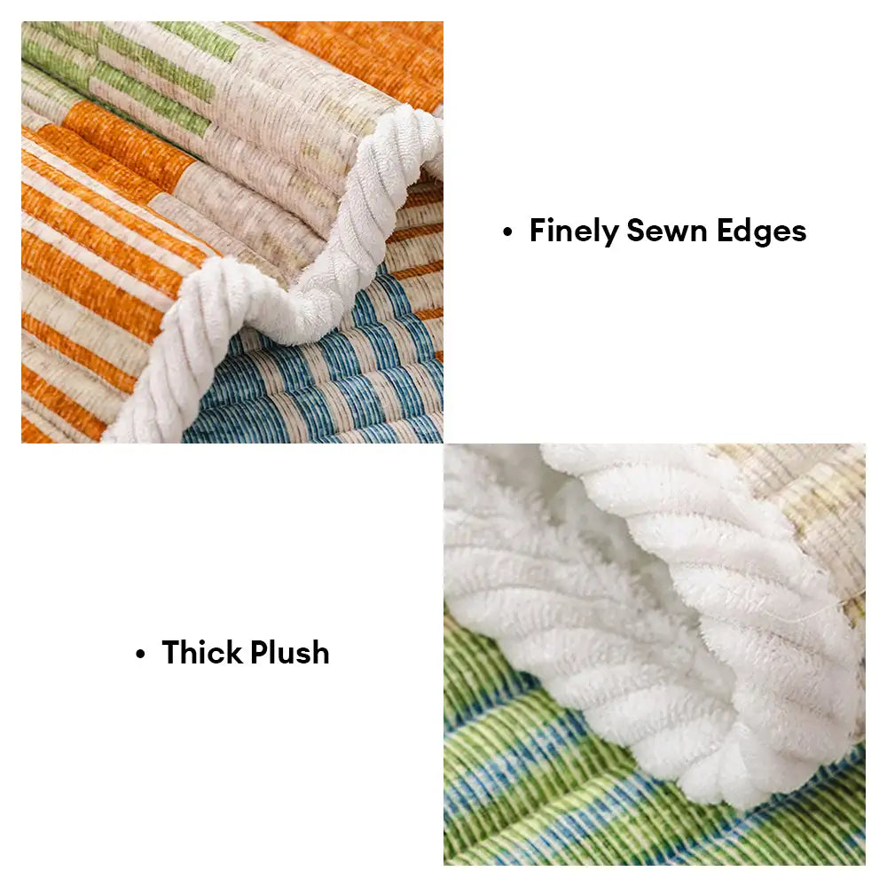 Artistic Line Quilted Comfortable Sofa Protection Non-Slip Sofa Cover