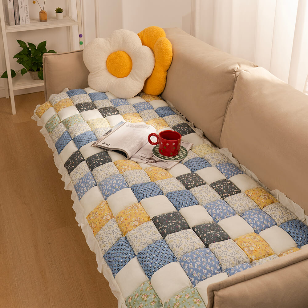 Garden Chic Cotton Pet Friendly Protective Sofa Cover