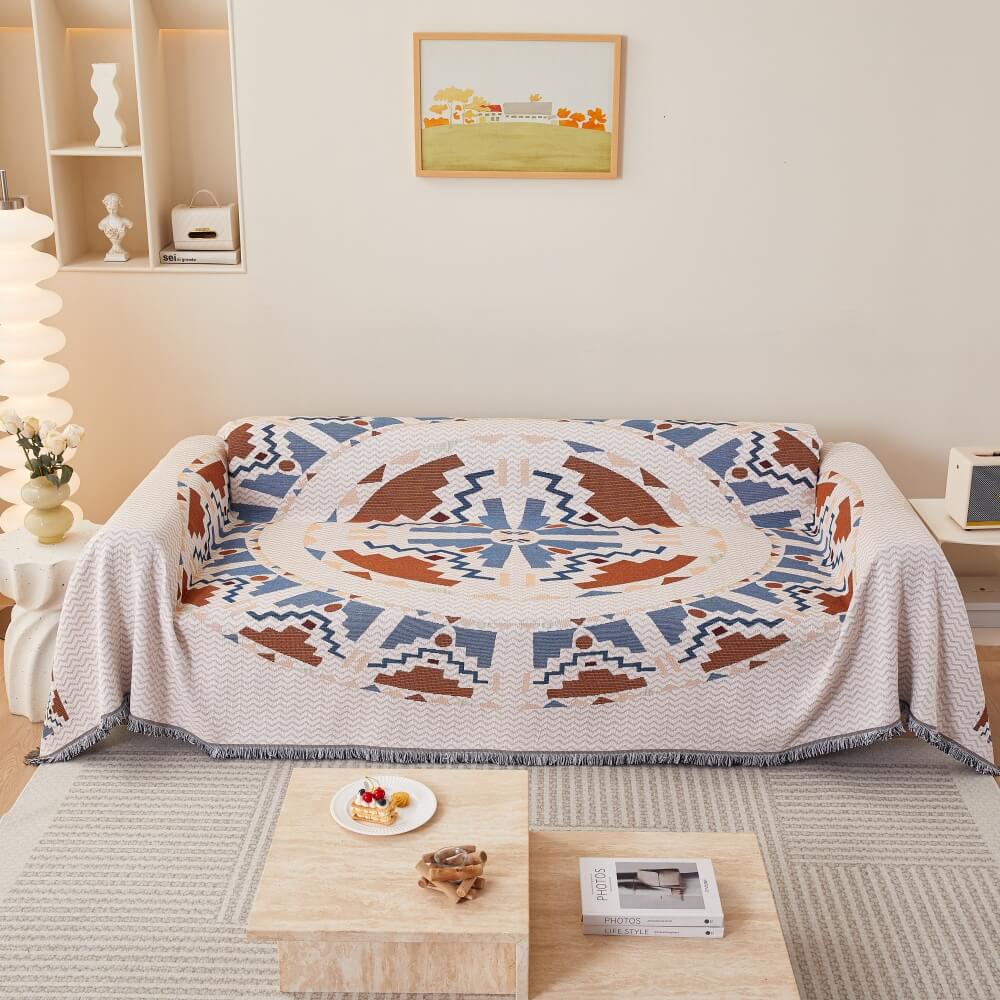 Bohemian Pattern Furniture Protection Sofa Decor Wear-Resistant Sofa Cover