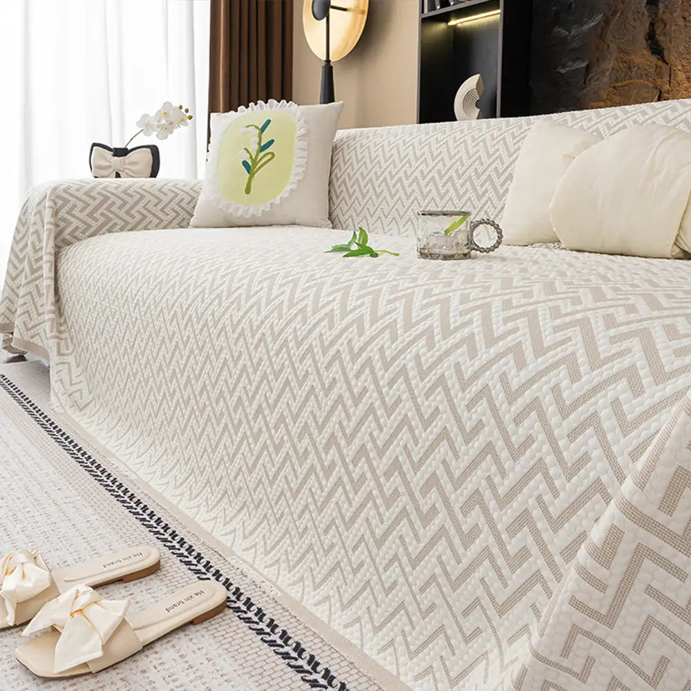 Breathable Cooling Ice Silk Heat-Absorbing Large Sofa Blanket Sofa Cover