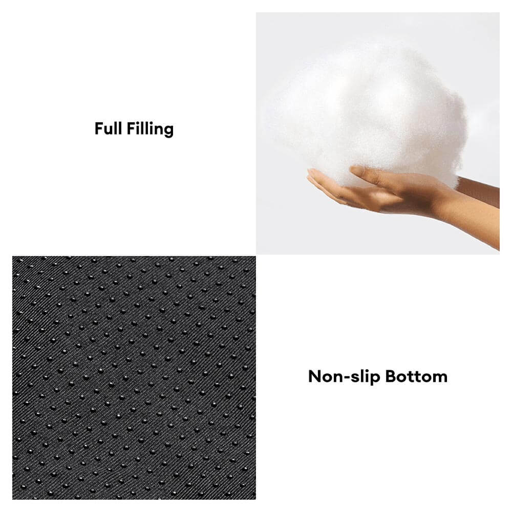 Classic Plaid Ergonomic Calming Dog Bed - Expandable&Washable