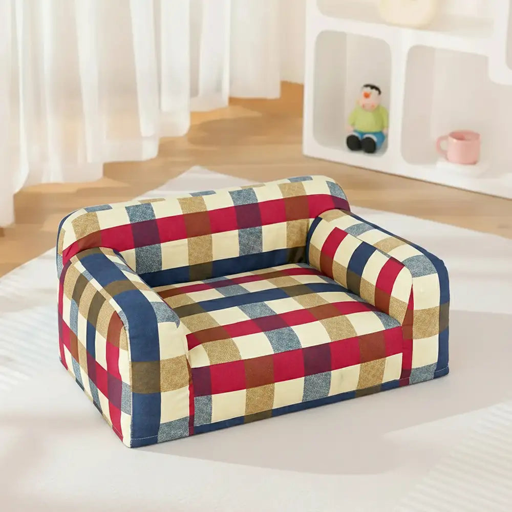 Cotton Canvas Fabric Breathable Scratch-Resistant Dog Sofa Bed