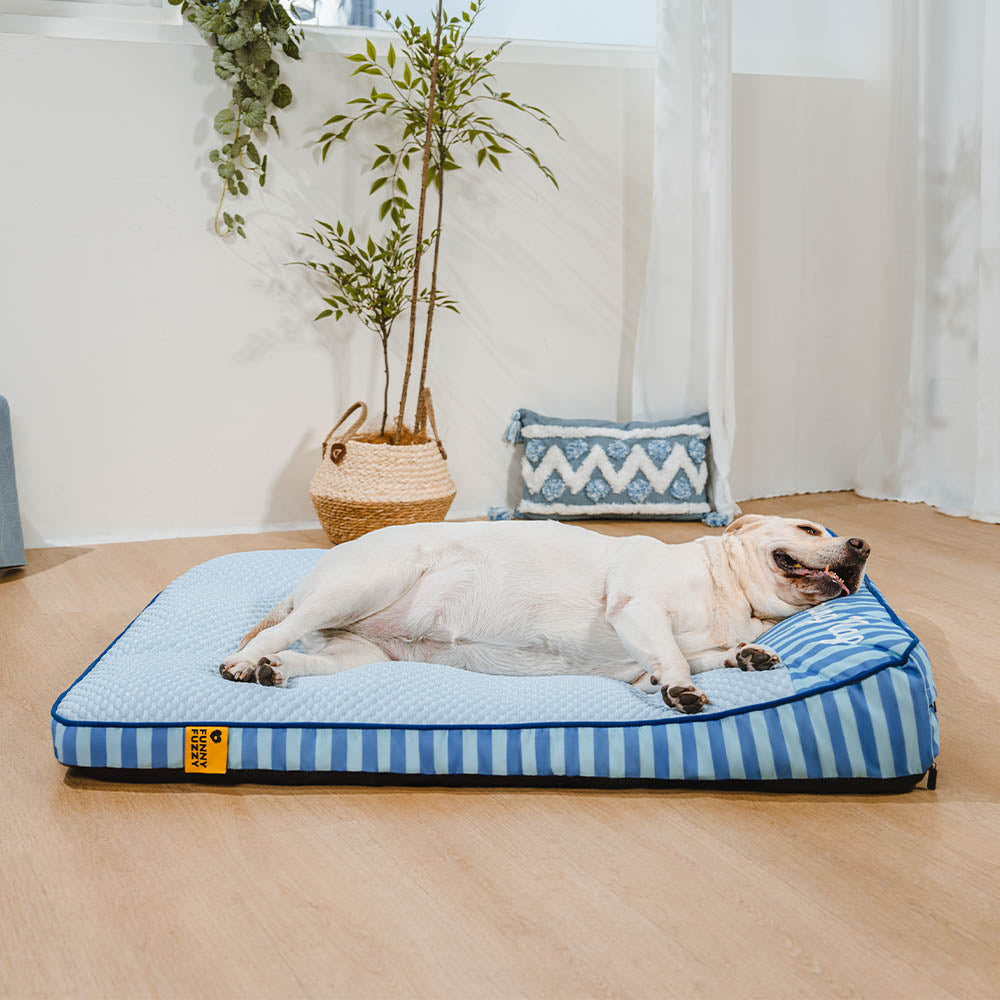 Extra Large Cooling Washable Rectangle Orthopedic Dog Bed - Cooling Nap