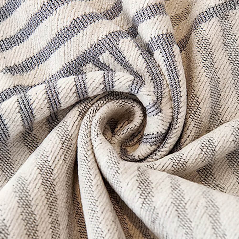 Classic Geometric Pattern Chenille Throw Sofa Cover