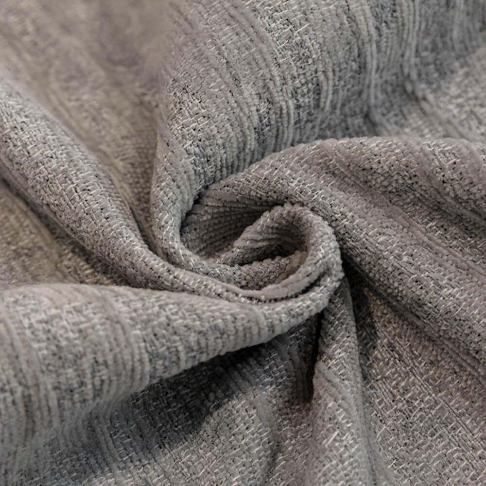 Cream Chenille Textured Pet-Friendly Anti-Scratch Throw Sofa Cover