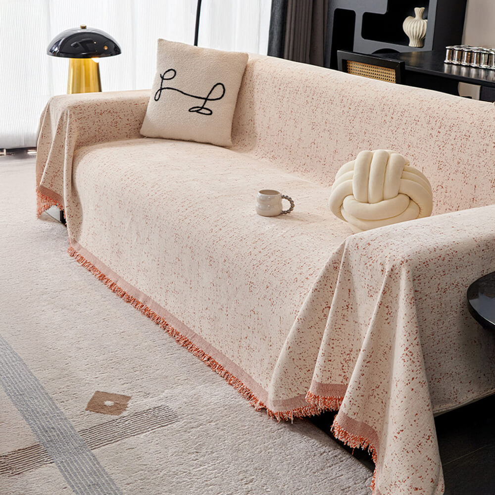 Modern Minimalist Chenille Full Coverage Anti-Cat Scratch Sofa Cover