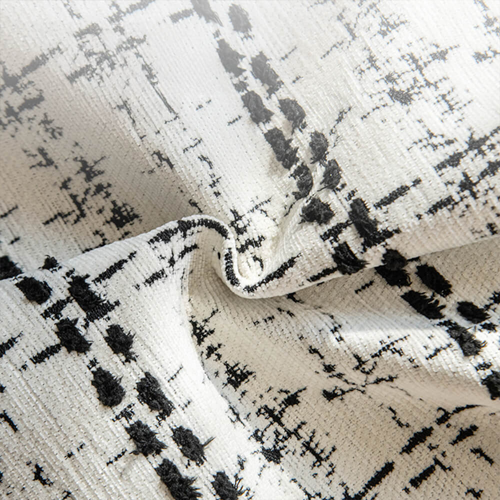 Elegant Checkered Jacquard Chenille All-Season Sofa Protector Sofa Cover