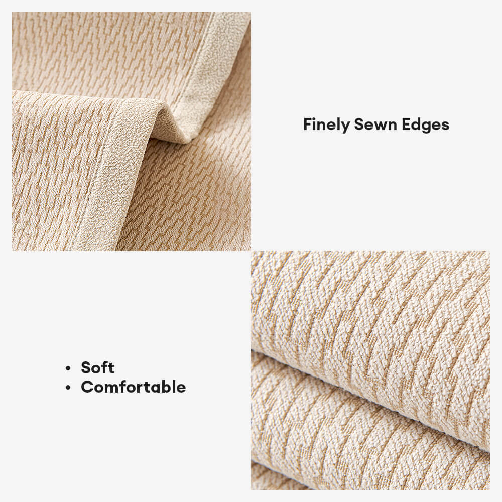 Chenille Minimalist Anti-Slip Fabric with Cat Scratch-Resistant Design Sofa Cover