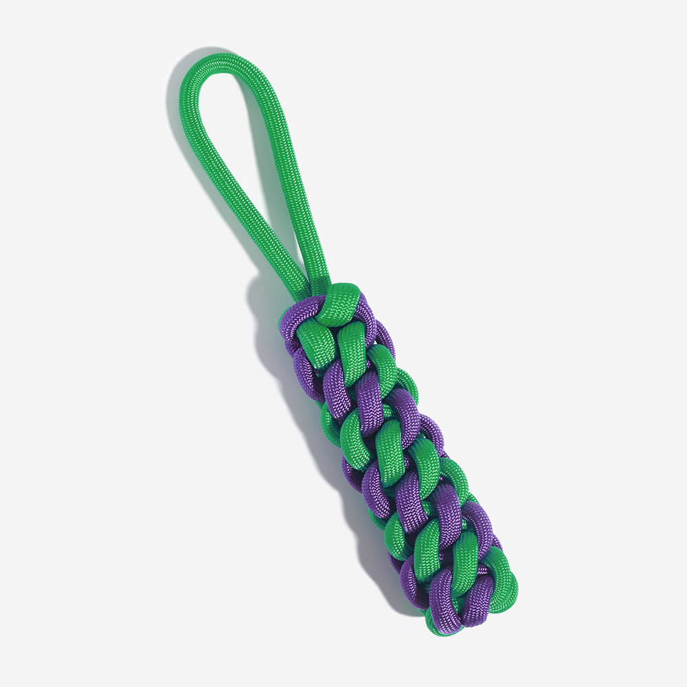 Braided Rope Stick Tug Dog Toy - Color Clash - FUNNYFUZZY