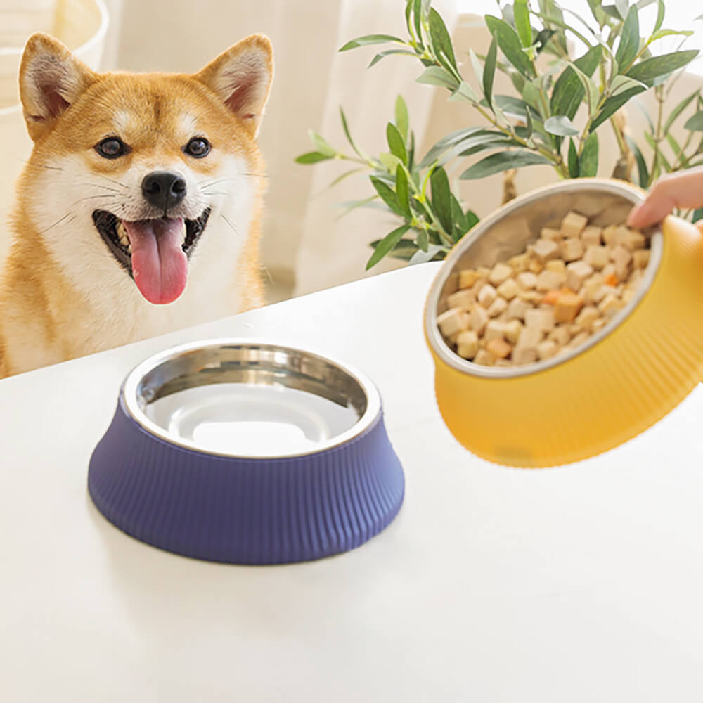 Dog Bowl - Roman Columns - FUNNYFUZZY