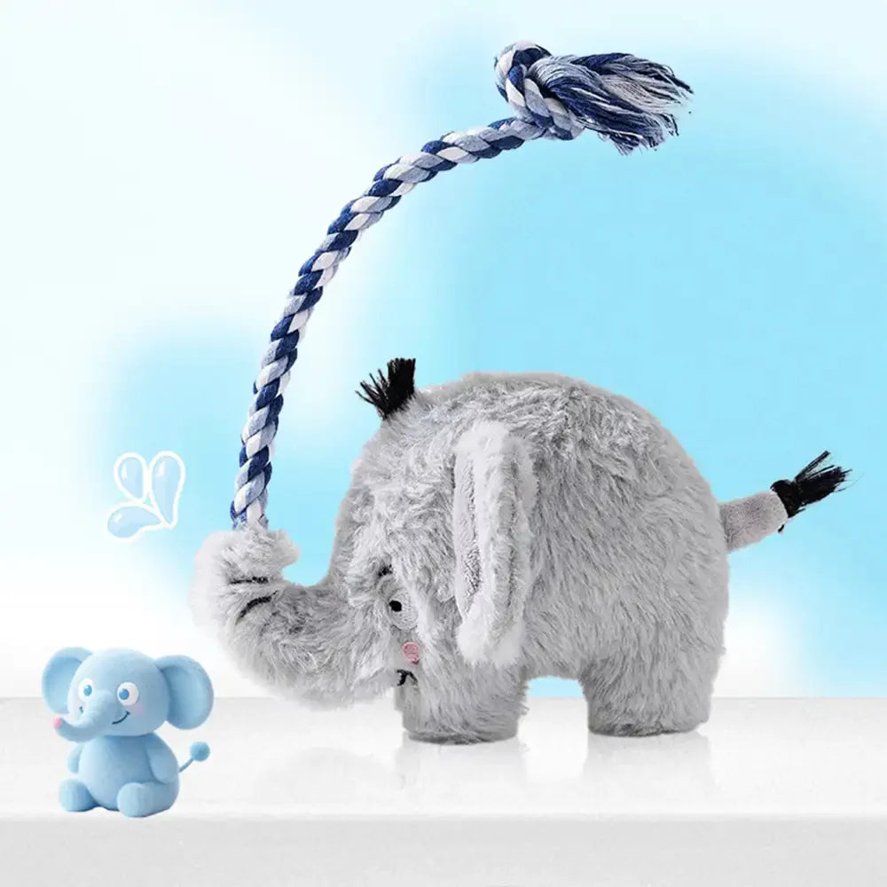 Animal Series Plush Squeak Dog Teething Toy