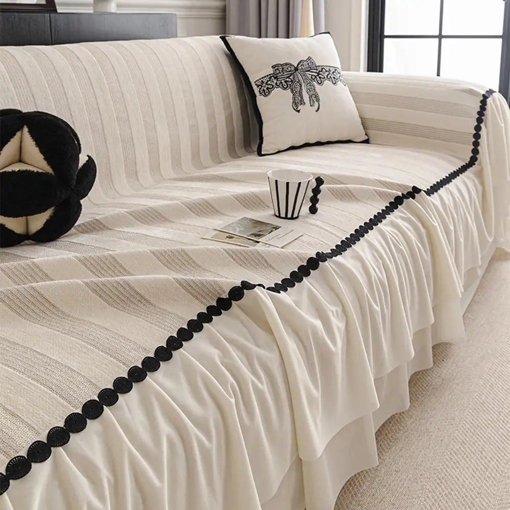 Chenille Scratch-resistant Pet-friendly Sofa Protector Non-slip Sofa Cover