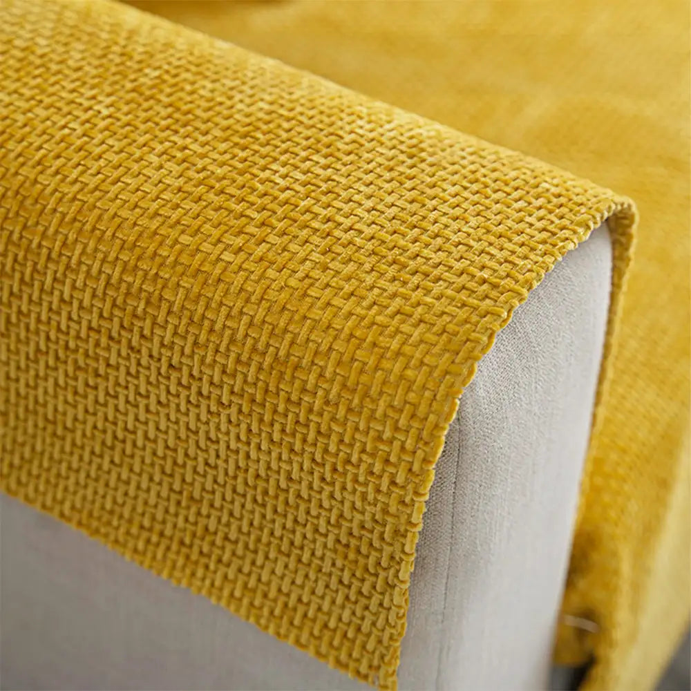 Cloud Woven Velvet Thick Scratch-Resistant Non-Slip Couch Cover