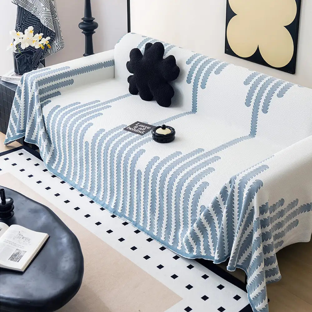 Cooling Ice Silk Breathable Heat-Absorbing Sofa Blanket Washable Sofa Cover