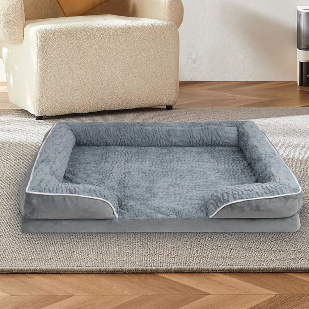 Detachable Water-Repellent Full Surround Support Orthopedic Dog Bed