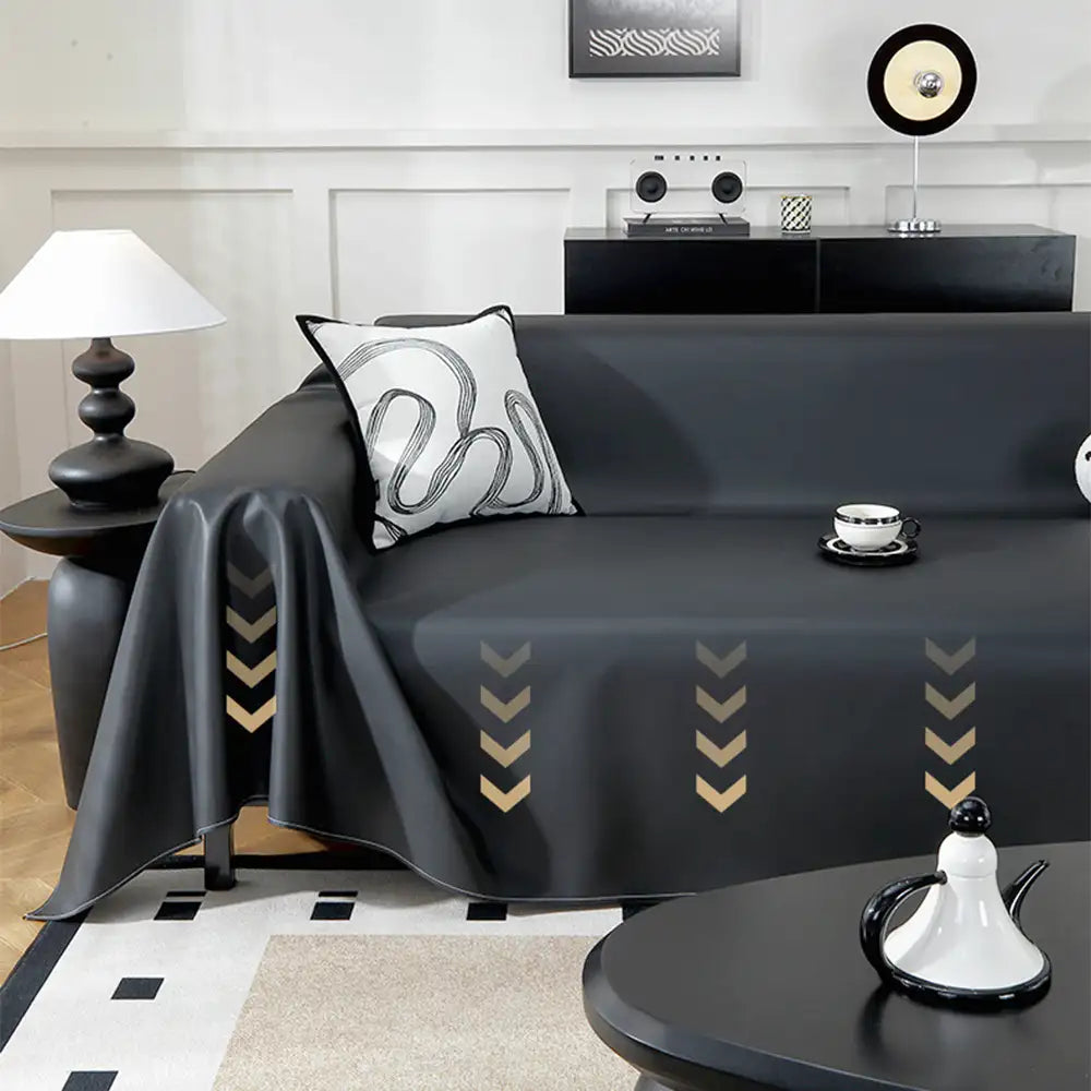 Faux Leather Waterproof Pet Hair-Resistant Sofa Protector Sofa Cover