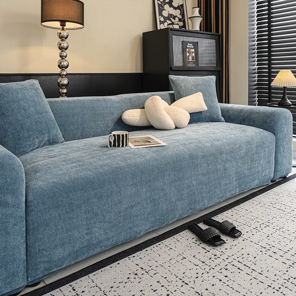 Herringbone Full Coverage Comfortable Scratch-Resistant Sofa Protection Magic Outdoor Sofa Cover