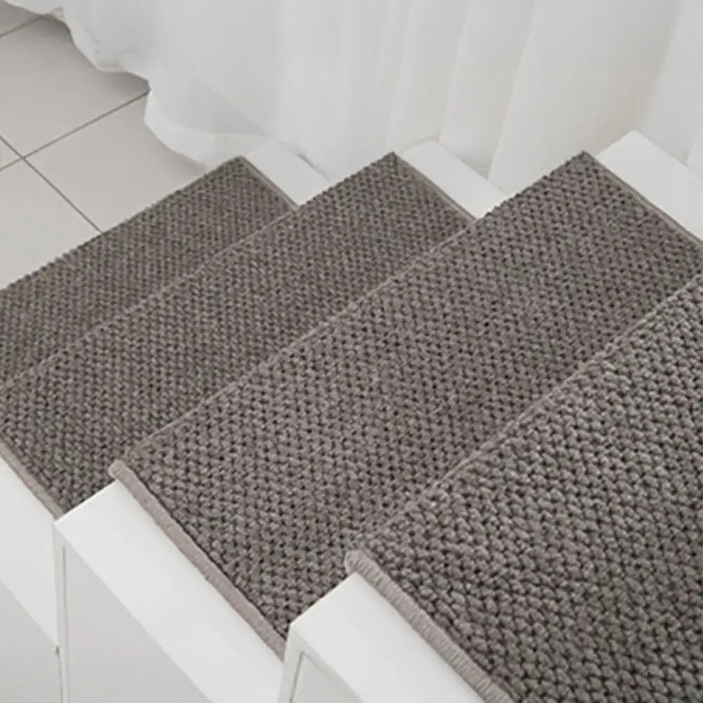 New Zealand Wool Blend Stair Protectors Tape Free Washable Carpet Stair Treads