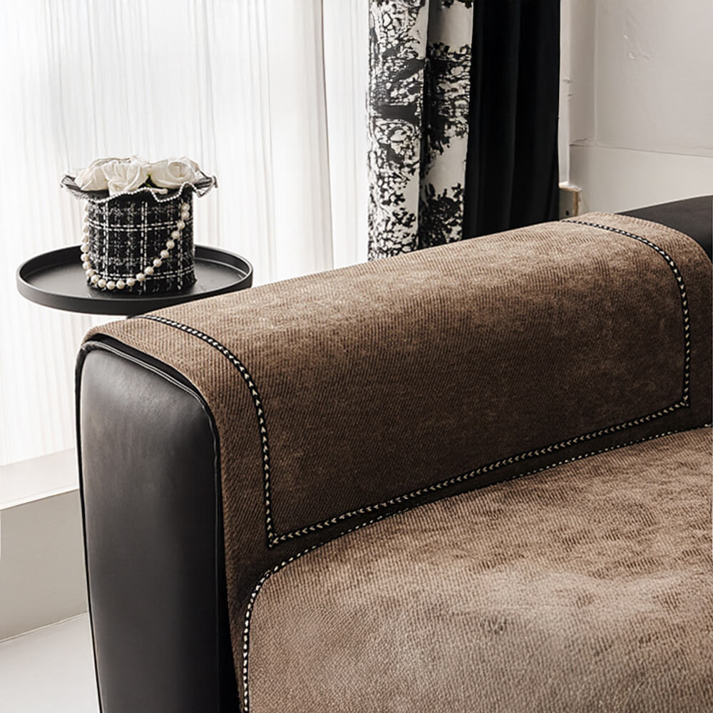Simple Modern Jacquard High-Weight Non-Slip Chenille Outdoor Sofa Cover