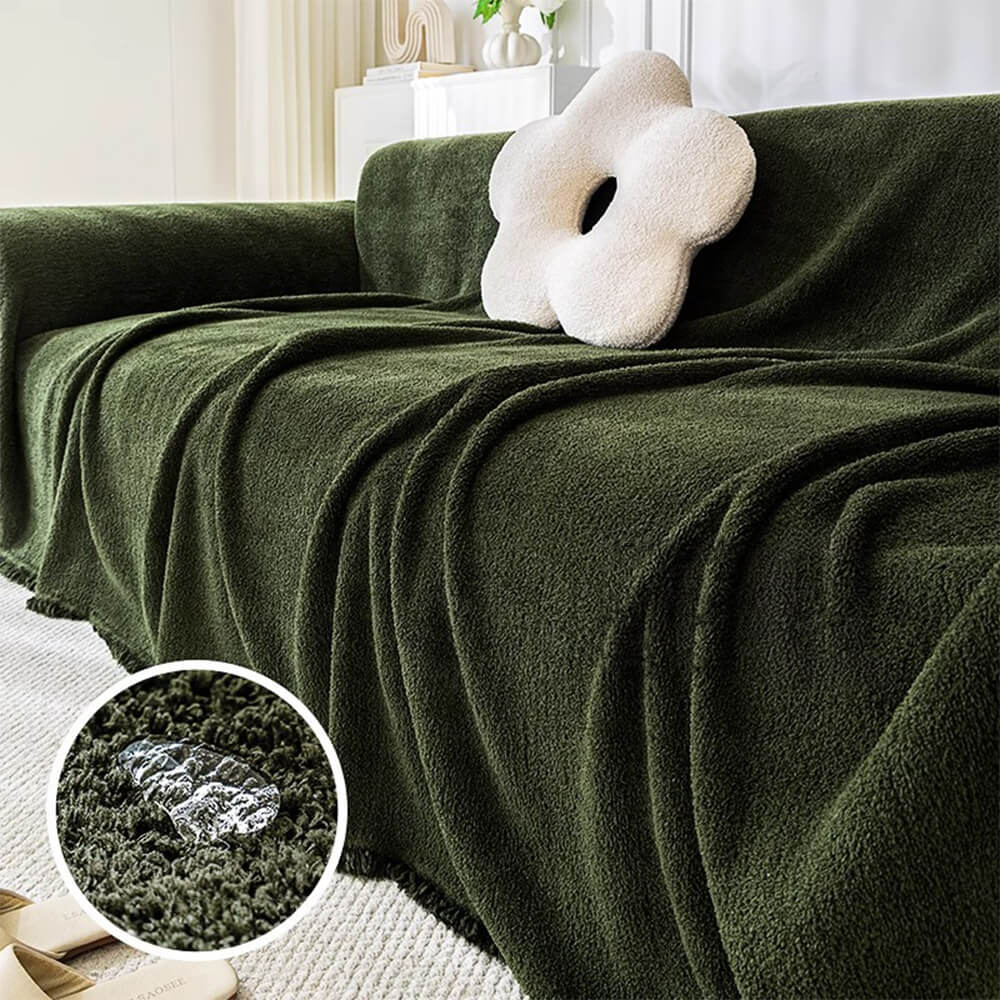 Soft Plush Water-resistant Multi-Purpose Furniture Protection Sofa Cover