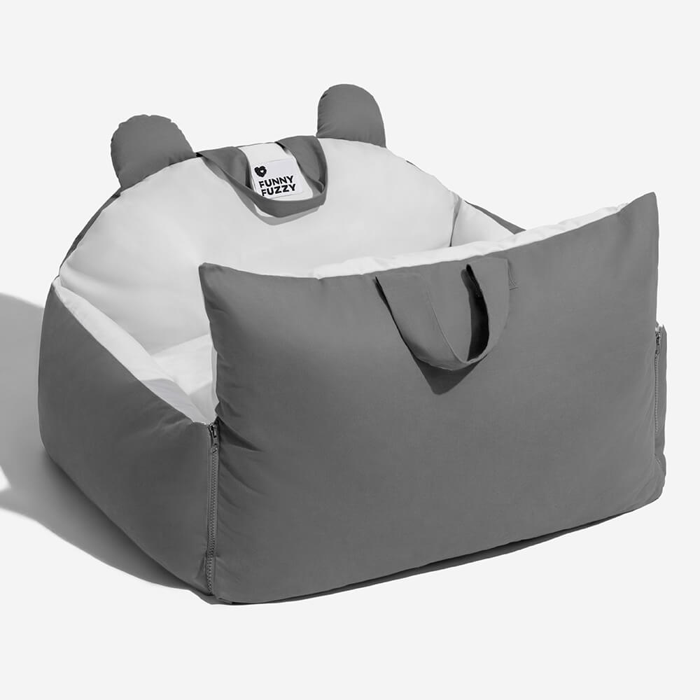 Bear Ears Pet Car Safety Bed Dog Car Seat Bed - FUNNYFUZZY