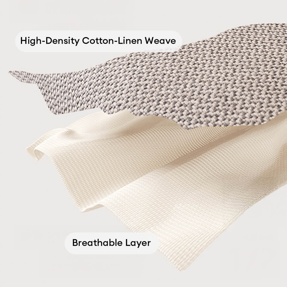 Breathable Woven Cotton Linen Non-Slip Outdoor Sofa Cover