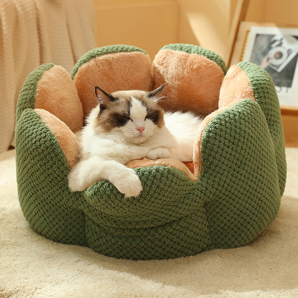 Cactus Shape Comfy Pet Bed - FUNNYFUZZY