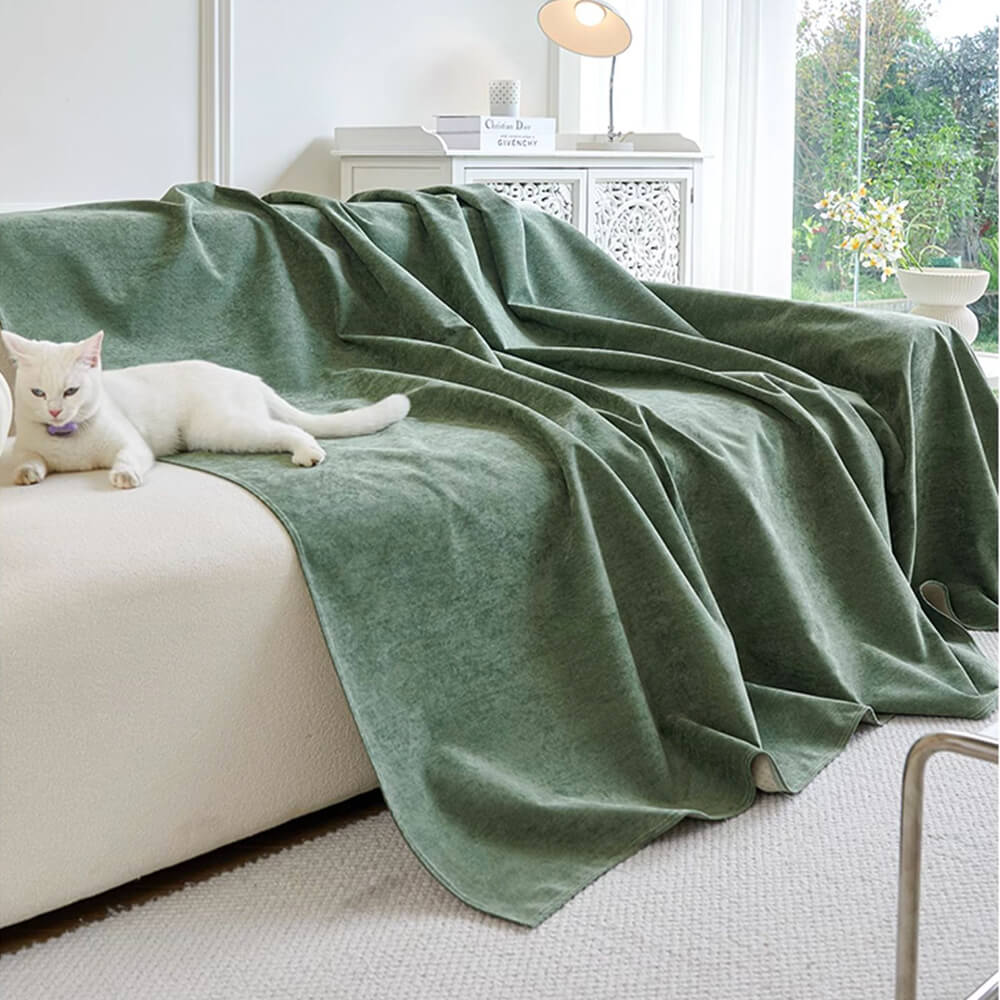 Soft and Waterproof Scratch-Resistant Non-Linting Throw Outdoor Sofa Cover