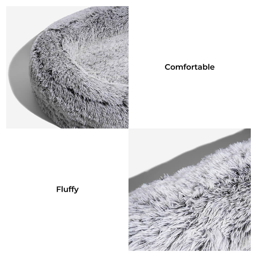 Luxury Super Large Sleep Deeper Oval Bed With Blanket - FUNNYFUZZY