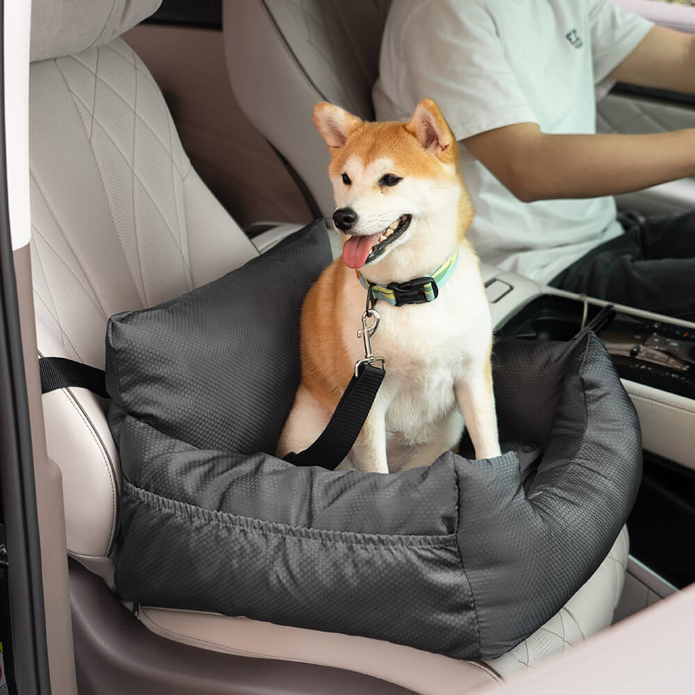 Waterproof Travel Bolster Dog Car Seat Bed - FUNNYFUZZY