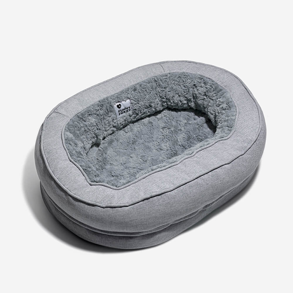 Donut Fluffy Orthopedic Dog Bed - FUNNYFUZZY