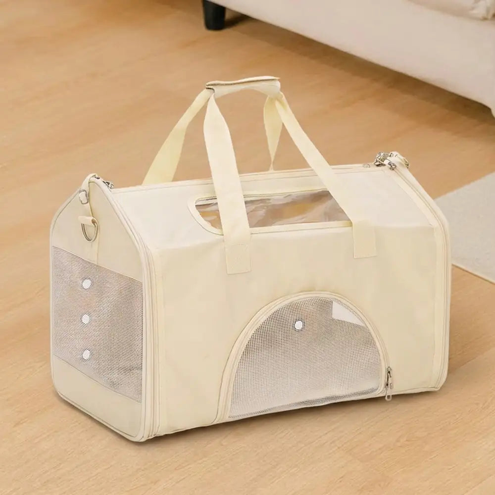 House-Shaped Breathable Foldable Large Capacity Multi-Functional Pet Carrier Bag